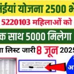 Maiya Samman Yojana 10th 11th Installment 2025